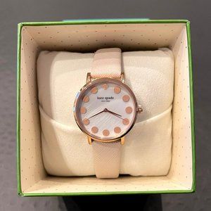 Kate Spade Metro Three-Hand Watch in Rose Gold